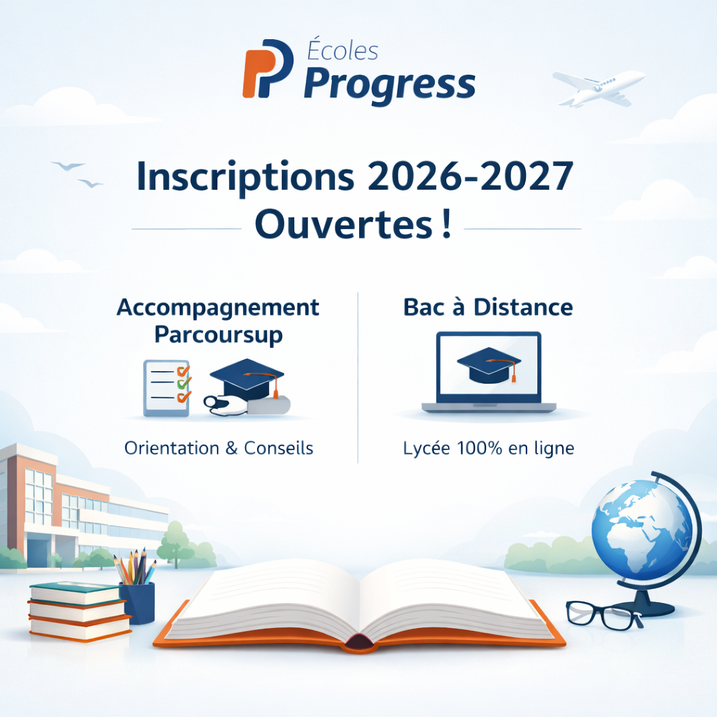 Les Écoles Progress : ouverture des inscriptions 2026-2027 et nouvelles opportunités pour les élèves