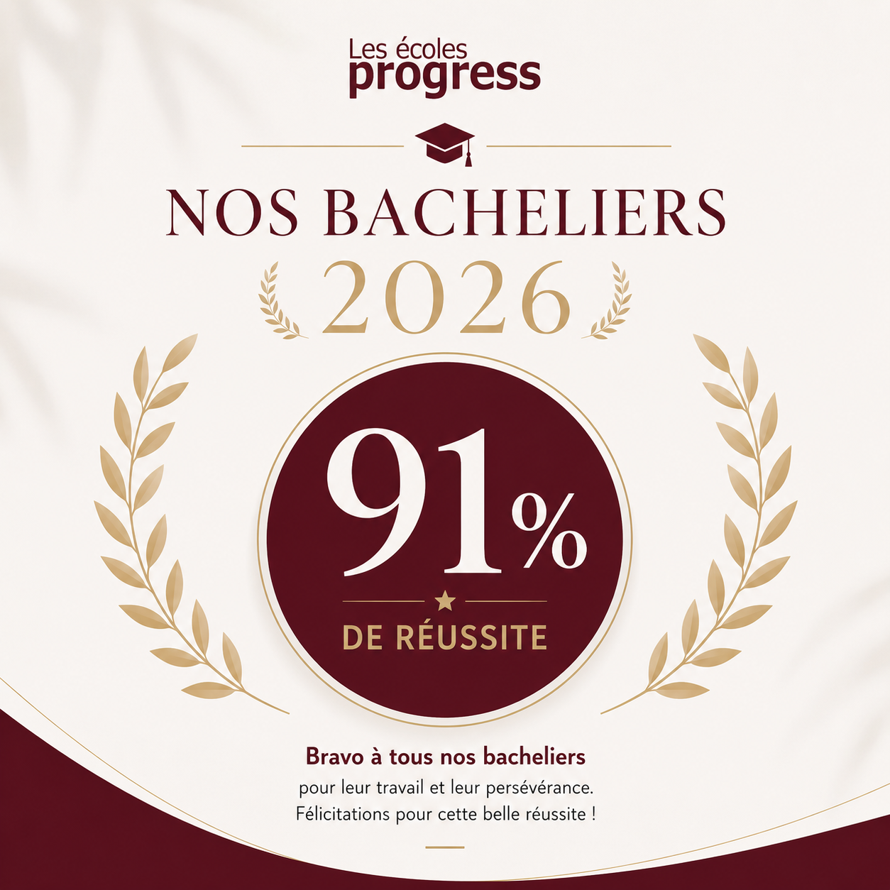 Bac 2026 : 91 % de réussite